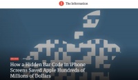 报告称 iPhone 屏幕雕刻有隐藏二维码，帮助苹果每年节省数亿美元