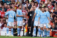 英超5年之耻！曼城被阿森纳教训：瓜迪奥拉无语，哈兰德全场0射门