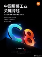 峰值亮度3000尼特 TCL华星独供小米14系列全能旗舰