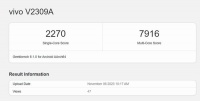 vivo X100 手机再次现身 Geekbench：天玑 9300 多核接近 8000 分