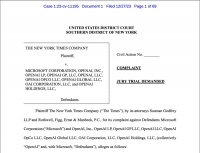 《纽约时报》将OpenAI、微软告上法庭，发生了啥？