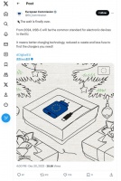 欧盟：明年起USB-C将成当地电子设备通用标准