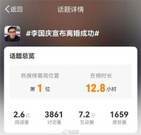 李国庆离婚事件大结局，全剧终