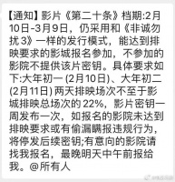 春节档，电影院失去排片自由？