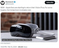 苹果爆发大批退货潮！扎克伯格抨击Vision Pro 产品经理：疑似导致眼球血管破裂