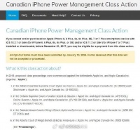 苹果了结加拿大电池门诉讼，每位用户可获赔17.5~150加元