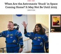 因为波音和NASA死要面子，美国宇航员得在太空困到明年