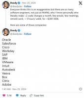 年薪20+万美元，每周仅工作5小时？斯坦福研究发现：9.5%的“幽灵工程师”每年浪费900亿美元！