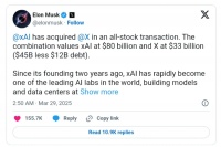 又一次左手换右手，马斯克造就千亿美元AI巨头