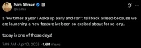ChatGPT的这个更新，竟然Sam Altman兴奋到睡不着觉？