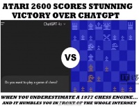 ChatGPT下象棋被48年前游戏机吊打