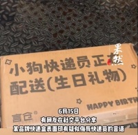 快递盒印“小狗快递员”让人不适，是快递员“过于敏感”吗？