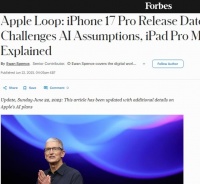 外媒爆料iPhone 17 Pro发布日期，AI与iPad Pro成焦点