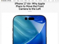 iPhone 17 Air 即将发布，新设计首次曝光