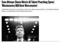 Altman嘲讽Meta挖走的不是顶尖人才，OpenAI高管首曝内幕：ChatGPT如何让我们一夜“封神”