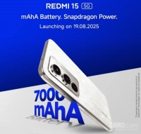红米REDMI 15新机官宣：8月19日发布 外观参数提前看