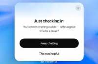 OpenAI调整ChatGPT运作方式，新增聊天时长提醒功能