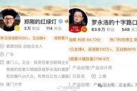 郑刚微博更名红绿灯暗讽罗永浩十字路口