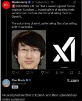 马斯克怒告中国籍工程师！入职一年多，套现700万美金，带走代码投奔对手