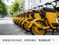 从便民神器到吞金兽，比打车还贵的共享电单车为啥还不赚钱？