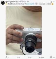 影石 Insta360 可换镜头相机 Z-ONE 谍照曝光：采用 M43 卡口配双波轮设计