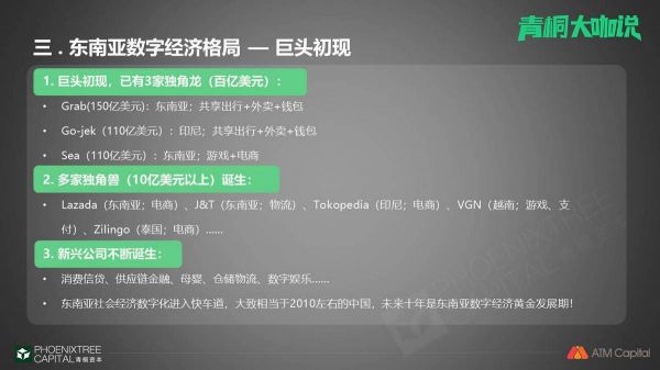 ATM Capital 梁民俊:东南亚数字经济的历史性机遇 | 青桐资本大咖说