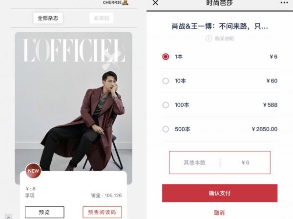 电子刊一次销售额过200万,时尚杂志新媒体时代的掘金“变形记”