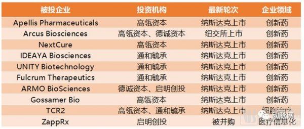 医疗资本出海：90%投技术流，腾讯投得早、BV百度偏早期，高瓴与通和深耕创新药