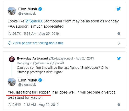 新高度:SpaceX“星舰飞船原型”创造悬浮150米新纪录