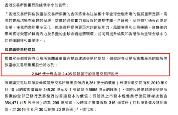 获港交所溢价超20%收购要约，超200年的伦交所魅力何在？