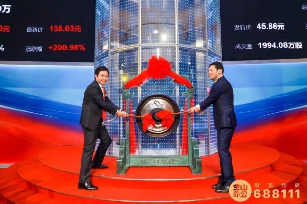 WPS 上市当天股价上涨近 200%,办公软件的新春天到了?