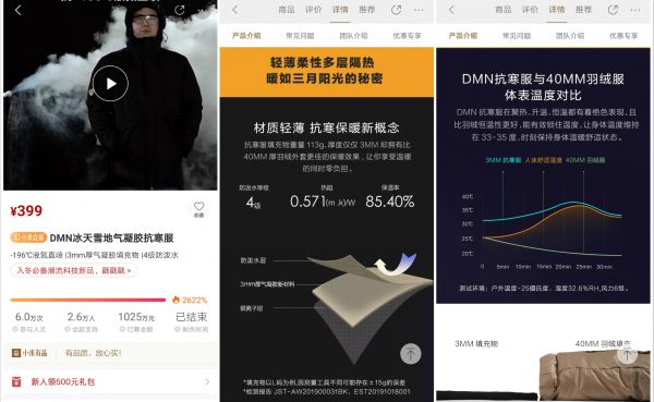 抗寒服众筹卖出1000万元,「大毛牛」推出3毫米可抵抗-196℃液氮直喷的新材料