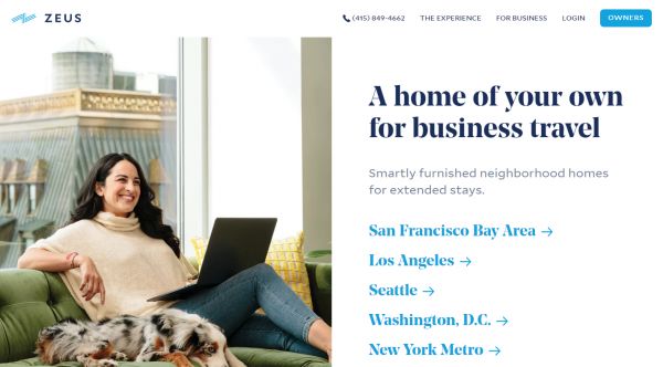 住房出租公司「Zeus」筹集5500万美元B轮融资，Airbnb“伸”向长期住房市场