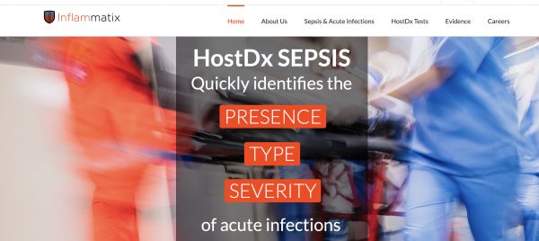 分子诊断公司「Inflammatix」获 3200 万美元融资，研发对急性感染和败血症的测试技术