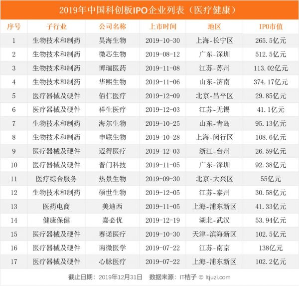 2019 IPO 解读:263 家企业上市,新经济公司占了 56%