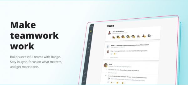 完成600万美元种子轮融资,办公软件公司「Range」为小型团队提供协作平台