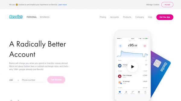 英国金融科技公司「Revolut 」完成5亿美元D轮融资,估值达55亿美元