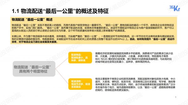 无人配送行业报告:物流“最后一公里”商业化进程探究|36氪创投研究院