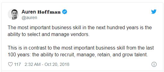 公司的未来新常态:只保留最核心的业务,其他全部外包