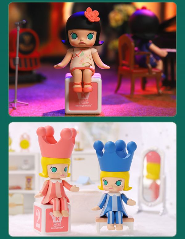 Molly开心火车大派对系列,图片来源@泡泡玛特天猫旗舰店