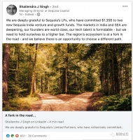 13.5亿美金新基金，红杉覆盖东南亚创投所有阶段