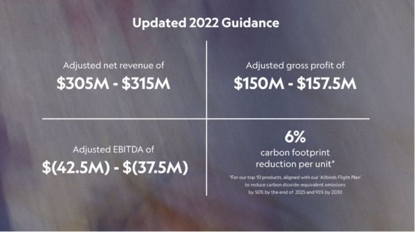 数据来源@Allbirds二季度财报