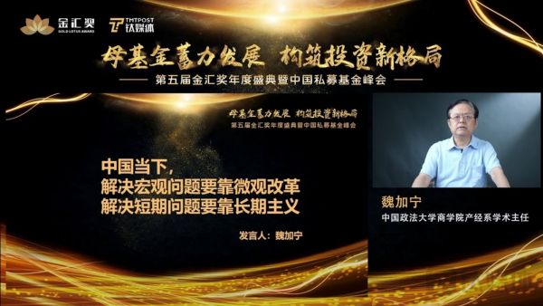 中国政法大学商学院产经系学术主任魏加宁