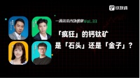 「疯狂」的钙钛矿，是「石头」还是「金子」？｜一周资本市场观察