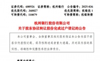 外资清仓，险资43亿接手，杭州银行怎么了？